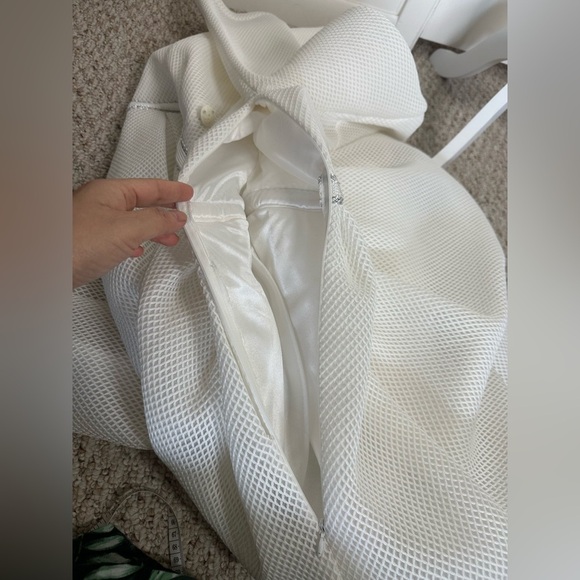 For Her NYC White Mesh Dress - Picture 6 of 11